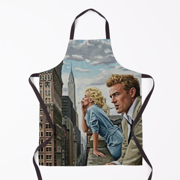 Item preview, The Skyline Dreamers: Marilyn and James Dean New York Impasto Portrait designed and sold by Art's Diner.