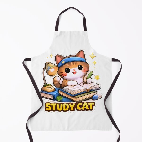 Item preview, Kawaii Cute Study Cat designed and sold by VictorySticker.