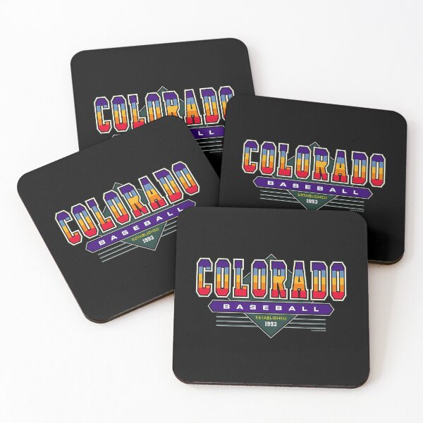 Artikelvorschau, Colorado Rockies Baseball-inspirierte 90er-Jahre-Retro-Kollektion entworfen und verkauft von MSartshop.