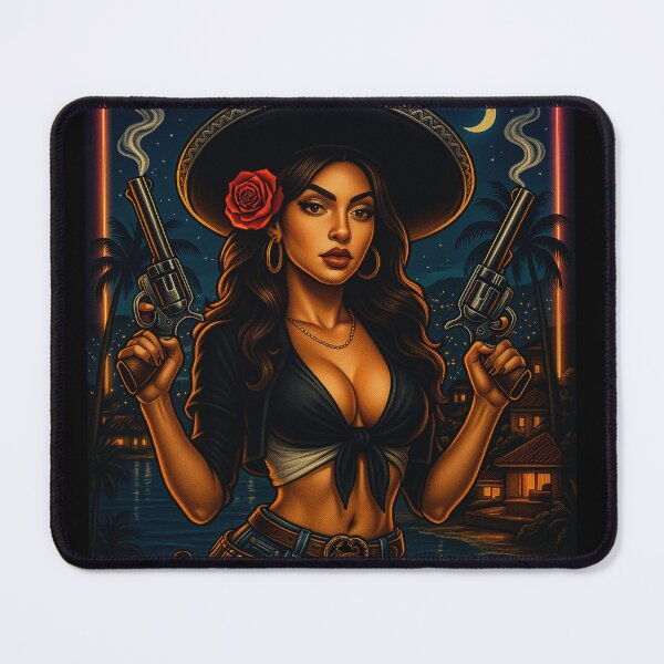 Item preview, Natural Born Hustler - Zihuatanejo Pistolera designed and sold by DyfunctionalTee.
