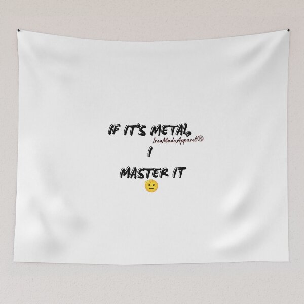Item preview, If It’s Metal, I Master It – Welder Pride T-Shirt for Skilled Fabricators & Metalwork Pros designed and sold by IronMade Apparel.