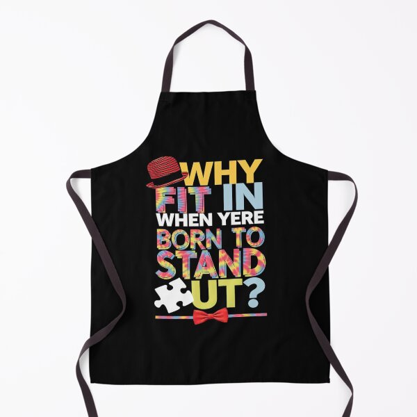 Item preview, Why Fit In Doctor Teacher Cat In Hat Cool Autism Awareness  designed and sold by angolinnArt.