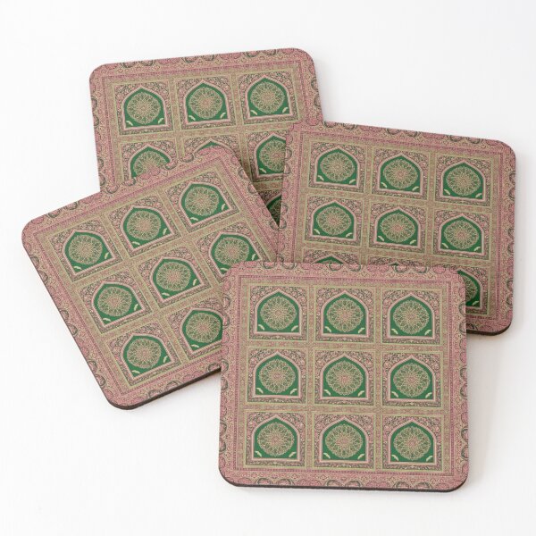Item preview, Pink and green block design  designed and sold by DoneAndDusted.