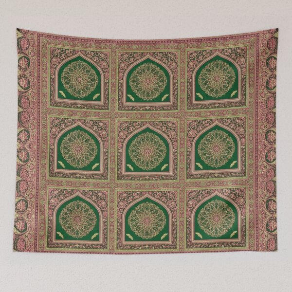 Item preview, Pink and green block design  designed and sold by DoneAndDusted.