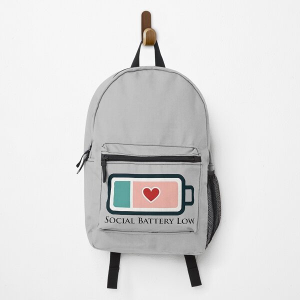 Item preview, Social Battery Low Introvert Funny Design designed and sold by dkza.