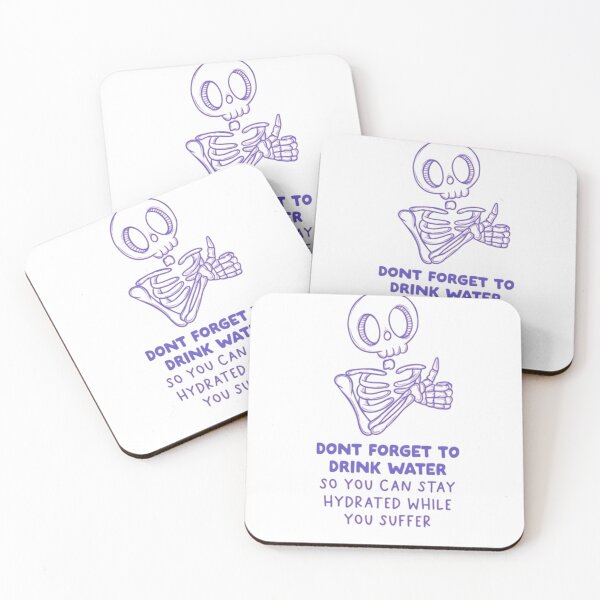 Item preview, Funny Hydration Skeleton - Drink Water So You Can Stay Hydrated While You Suffer designed and sold by JossDesign15.