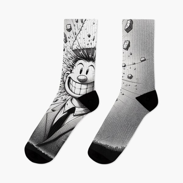 Item preview, I'm Fine. Really Fine. (White on Black) - Indie Underground Cartoon Art designed and sold by DiamondSkyShirt.
