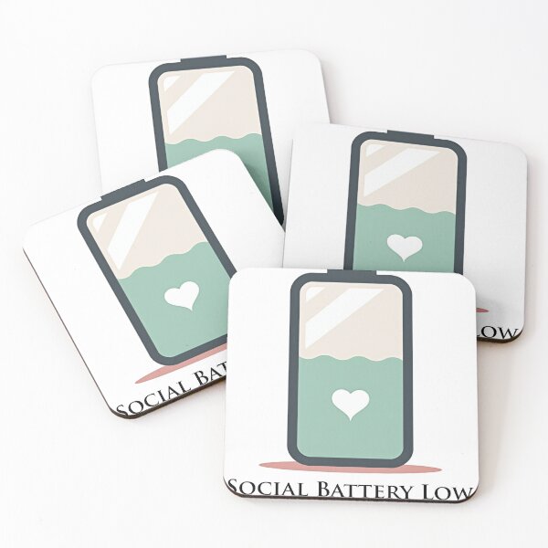 Item preview, Social Battery Low Introvert Funny Design designed and sold by dkza.