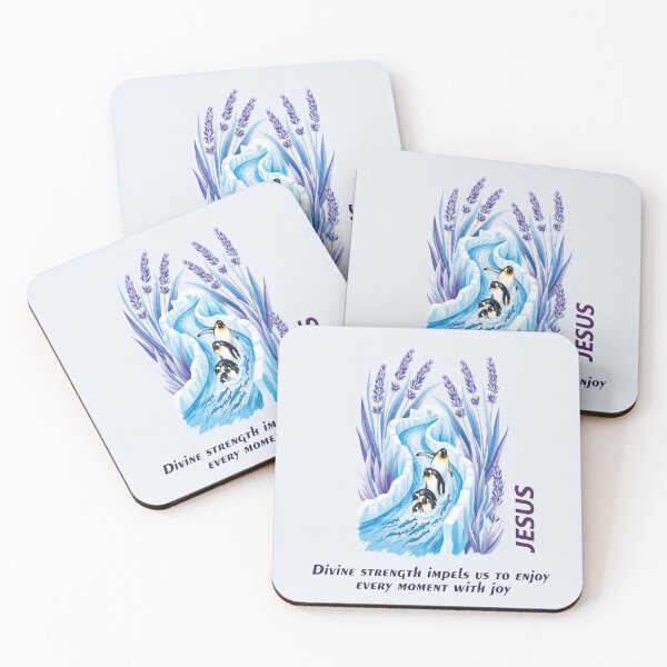 Item preview, Penguins in the River of God's Life designed and sold by the artedivino.