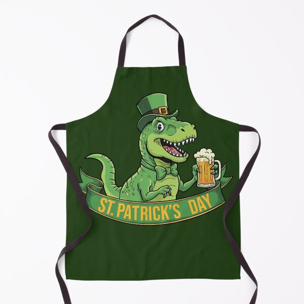 Item preview, Lucky T-Rex – St. Patrick’s Day Beer Party Dino designed and sold by CARPIO Creations.