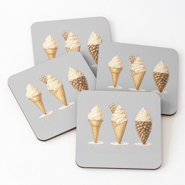 Item preview, Pinecone Ice Cream Trio designed and sold by Aminesnip.