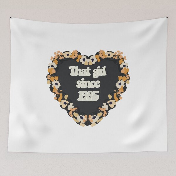 Item preview, That Girl Since 1985 Love Heart Birthday Cake designed and sold by FreeOrca.