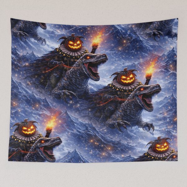 Item preview, Headless Horseman Frost Jester – Ice World Fantasy Halloween Art designed and sold by TheHorsemanRidesAgain.