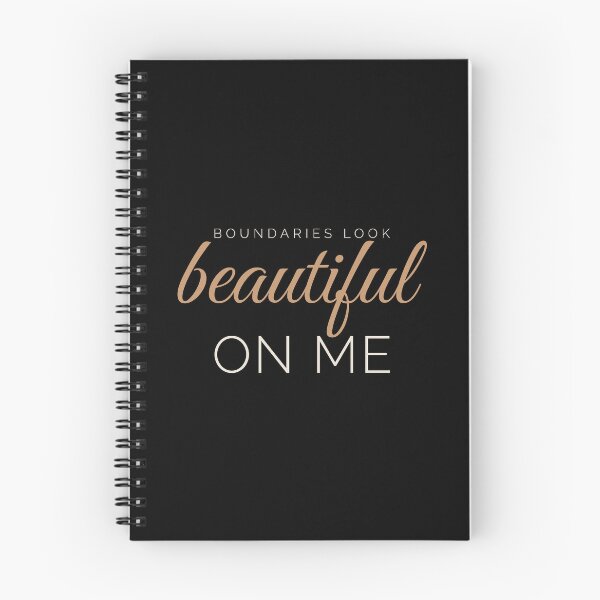 Item preview, Boundaries Look Beautiful On Me Mental Health Quote designed and sold by Becheer.
