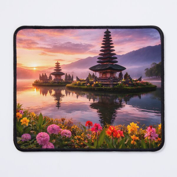 Item preview, Temple Reflections at Sunrise designed and sold by Yomere.
