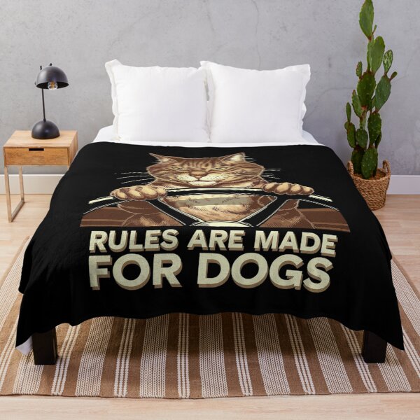Item preview, Cat Lover - Rules Are Made for Dogs Driving Cat designed and sold by joyouartArt.
