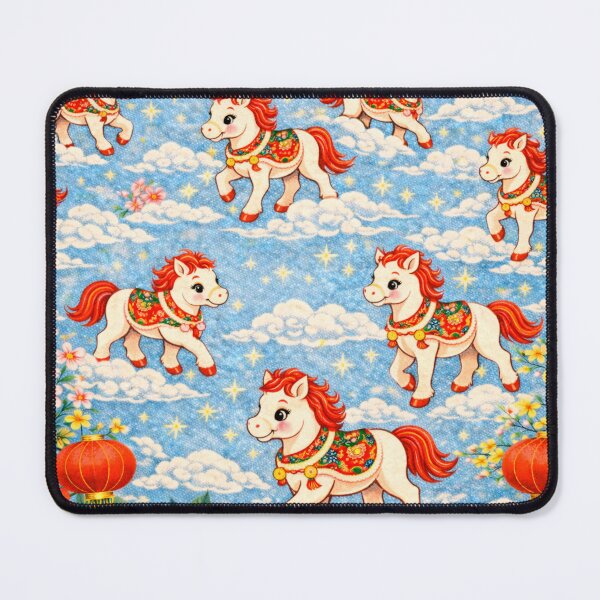 Item preview, Year of the Horse Sky Pattern | 馬年祥雲圖  designed and sold by Second Thought Studio.