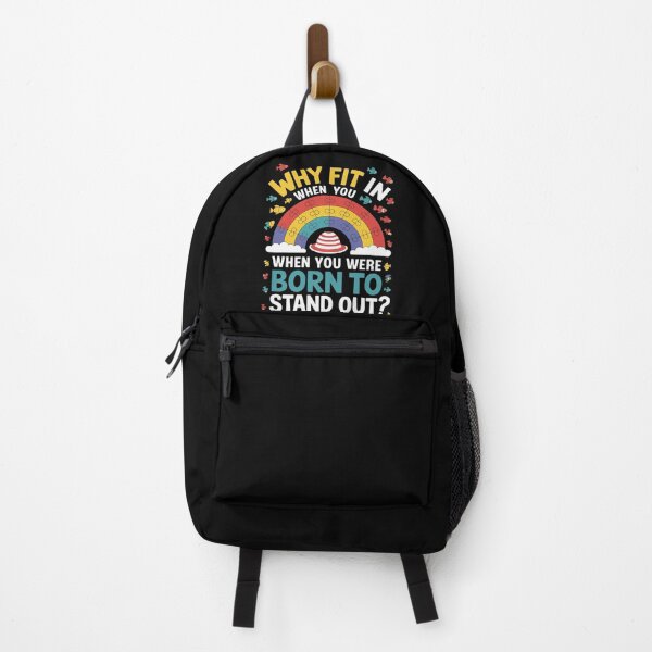 Item preview, Why Fit In Doctor Teacher Cat In Hat Cool Autism Awareness3  designed and sold by angolinnArt.