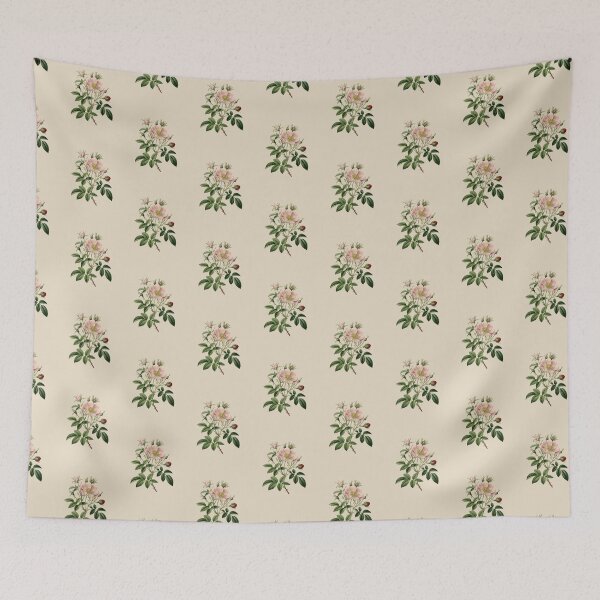 Item preview, Rosa Canina Botanical Plate – Vintage Museum Rose  Art designed and sold by zaina.sho.