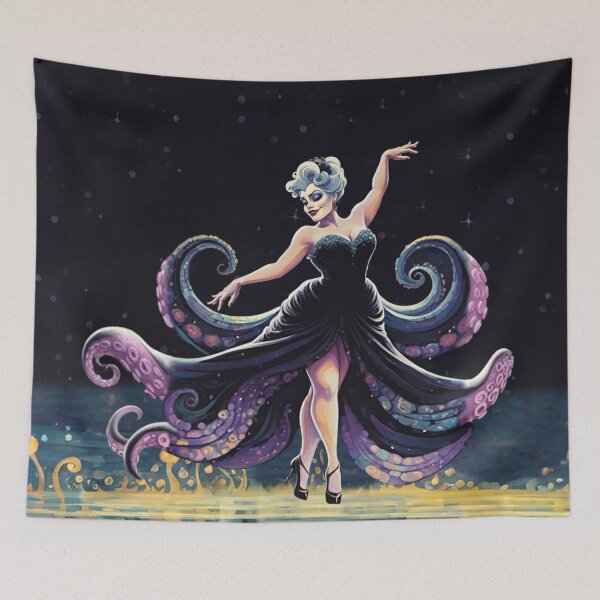 Item preview, Glamorous Sea Sorceress – Dark Villain Aesthetic Art designed and sold by DudasAmiles.
