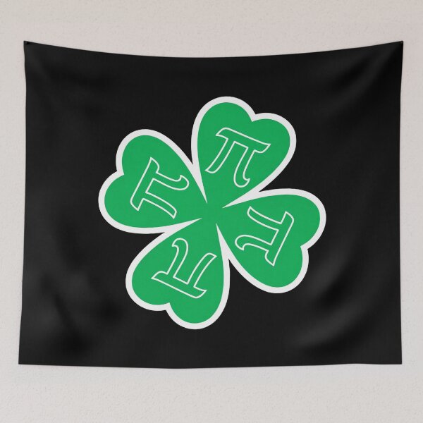 Item preview, Green Clover Pi Pattern designed and sold by SignumShop.