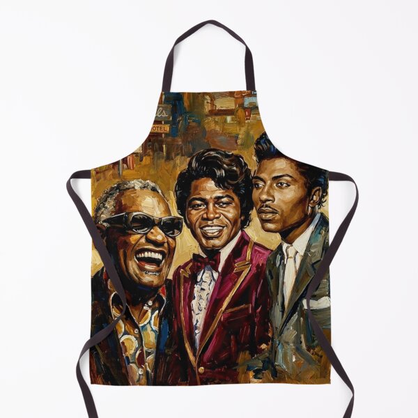 Item preview, The Kings of Soul: Ray Charles, James Brown & Little Richard Impasto Portrait designed and sold by Art's Diner.