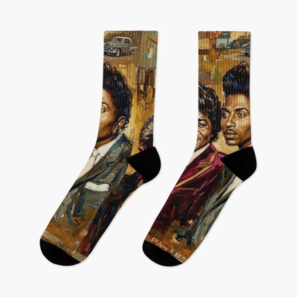Item preview, The Kings of Soul: Ray Charles, James Brown & Little Richard Impasto Portrait designed and sold by Art's Diner.