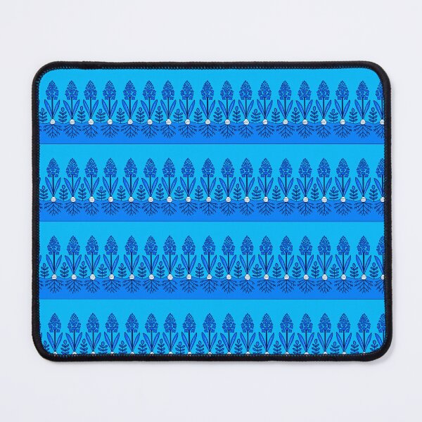 Item preview, Cerulean Hyacinth Border designed and sold by Finding Fortuity.