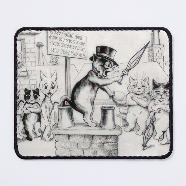Item preview, A FREE LECTURE IN CATVILLE THE LEARNED PROFESSOR WAS EXPOUNDING HIS THEORIES TO AN ATTENTIVE AUDIENCE - Art Nouveau (Modern)  - Louis Wain designed and sold by nebelimr.