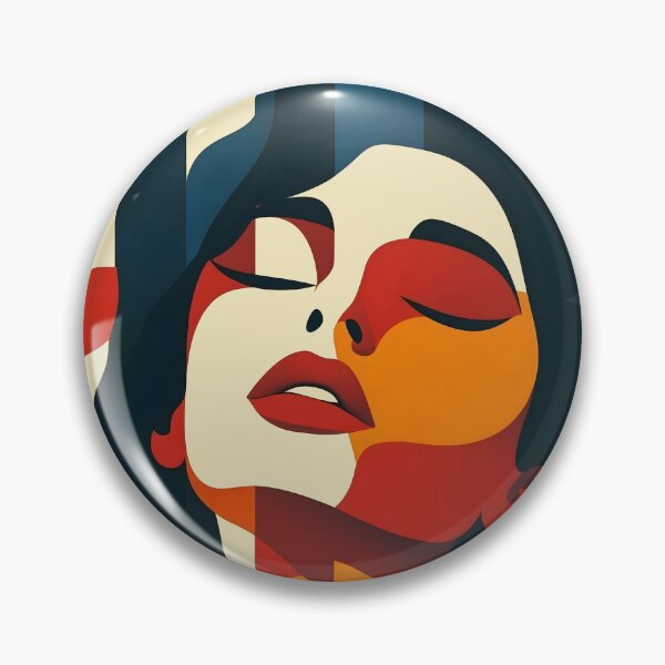 Item preview, Abstract Woman Portrait Modern Bold Color Aesthetic designed and sold by Shoot-The-Moon.