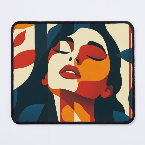 Item preview, Abstract Woman Portrait Modern Bold Color Aesthetic designed and sold by Shoot-The-Moon.