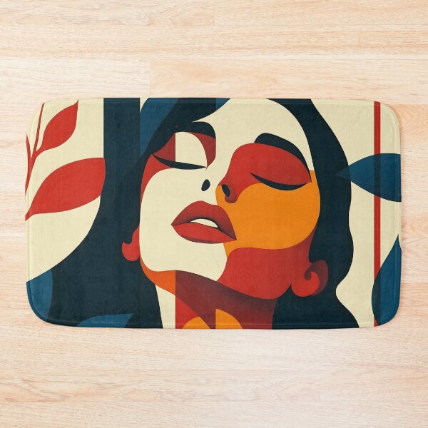Item preview, Abstract Woman Portrait Modern Bold Color Aesthetic designed and sold by Shoot-The-Moon.