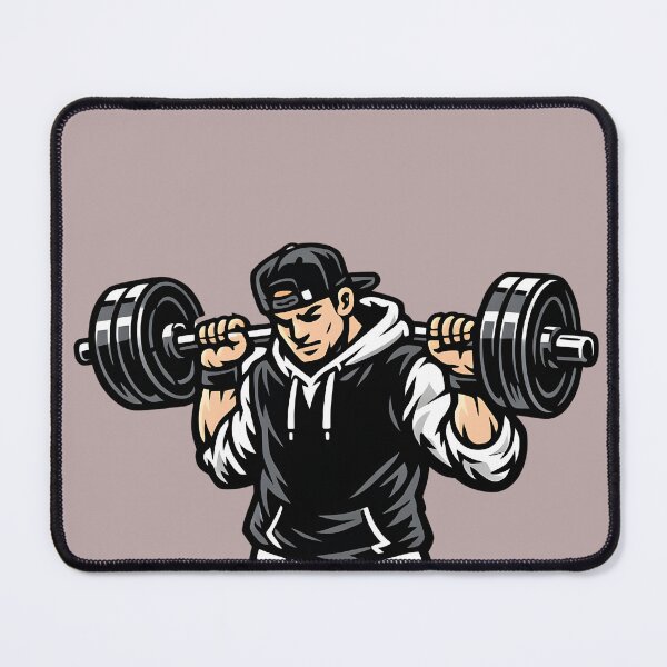 Item preview, Built By Routine Gym Motivation T-Shirt – Workout Typography Design designed and sold by RAW-LINE.