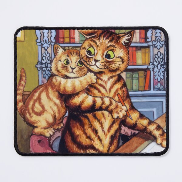 Item preview, DADDY CAN YOU LET ME PASS ON YOUR LOVE TO MOTHER FROM ME - Art Nouveau (Modern) - Louis Wain designed and sold by nebelimr.