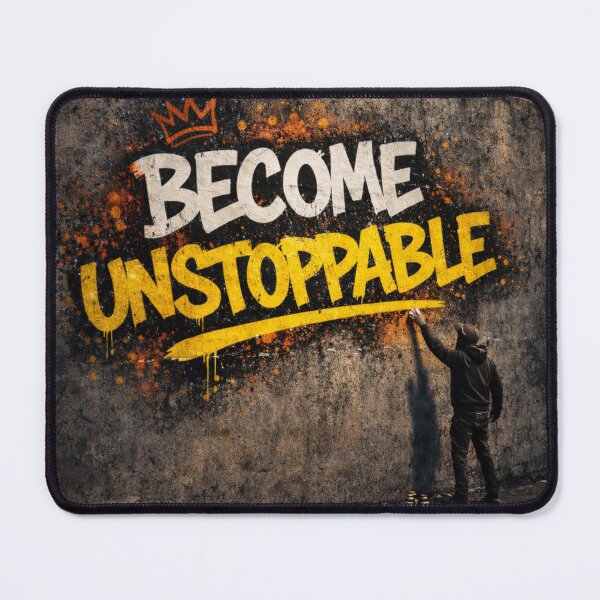 Item preview, Strength Is Earned Not Given – Urban Gym Graffiti Motivation designed and sold by Gym4Studio.