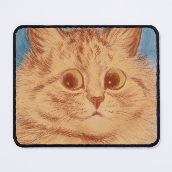 Item preview, GINGER FLOWER CAT - Art Nouveau (Modern) - Louis Wain designed and sold by nebelimr.