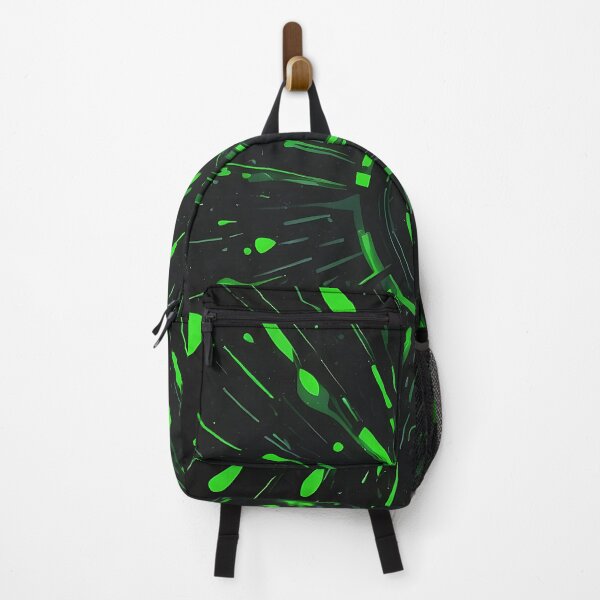 Item preview, Cyberpunk Green Splash Art - Futuristic Tech Core Design designed and sold by AkiruAiStudio.