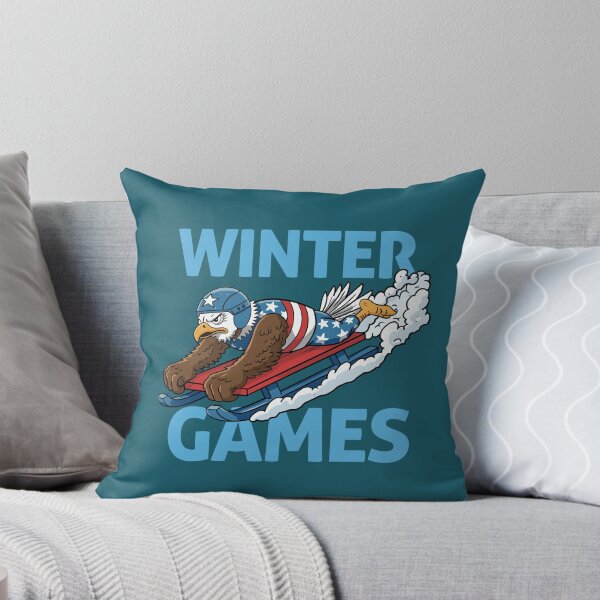 Item preview, Winter Games Eagle – Funny USA Sledding Champion designed and sold by CARPIO Creations.