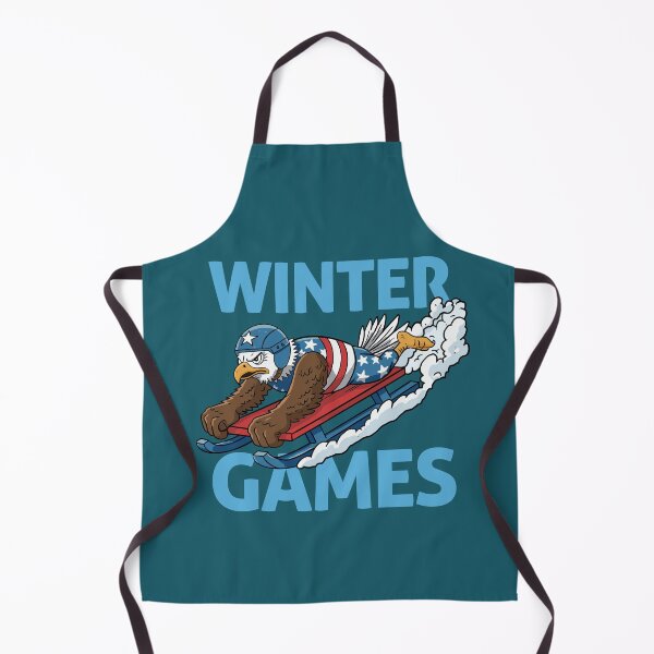 Item preview, Winter Games Eagle – Funny USA Sledding Champion designed and sold by CARPIO Creations.