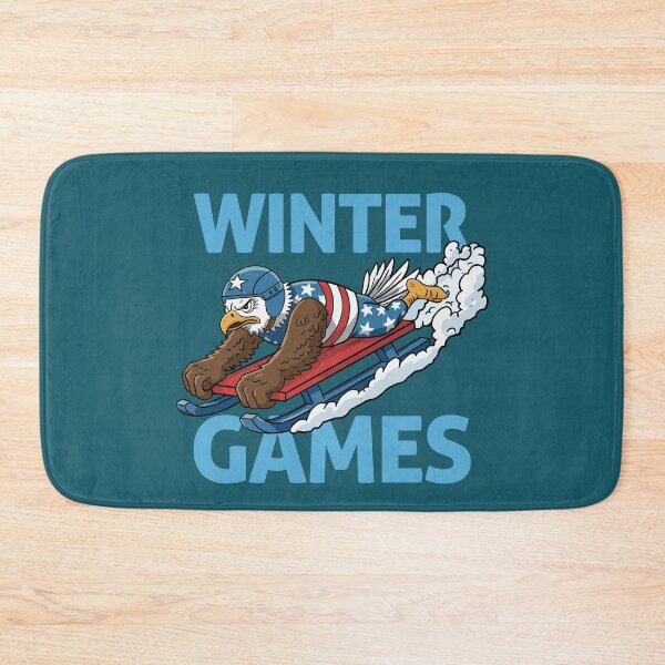 Item preview, Winter Games Eagle – Funny USA Sledding Champion designed and sold by CARPIO Creations.