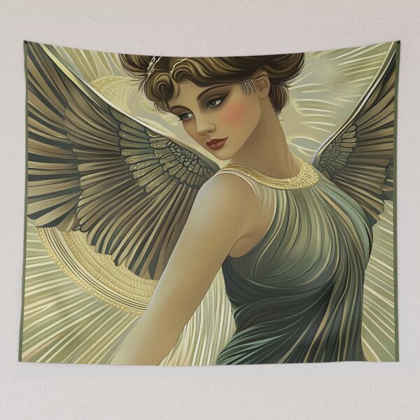 Item preview, Elegant Angel Woman Art Deco Style designed and sold by Shoot-The-Moon.