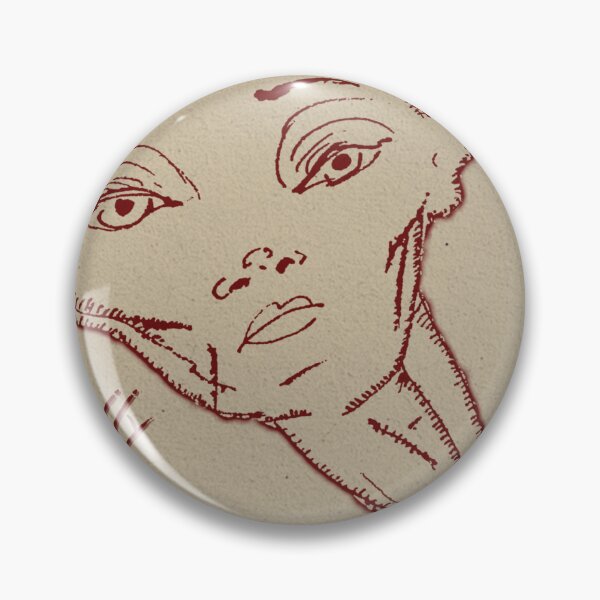 Item preview, beautifully broken woman line sketch sticker designed and sold by Grit Alchemy.