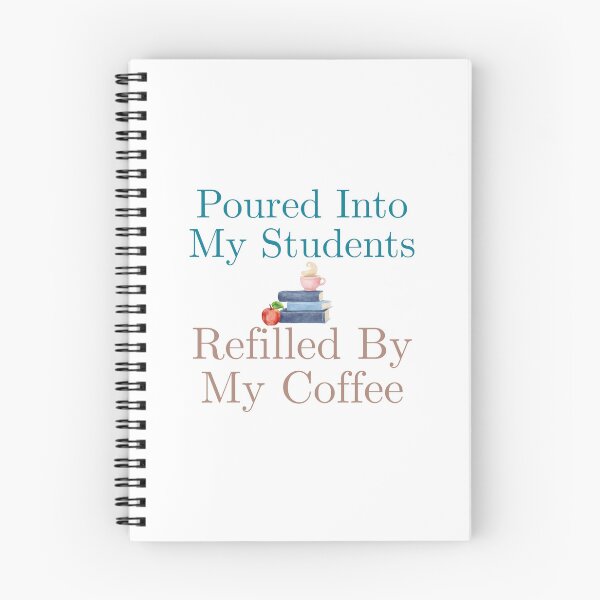 Item preview, Poured Into My Students Refilled By Coffee Minimal Teacher Art designed and sold by Just You Tee | Say It Loud, Wear It Proud.