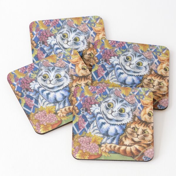 Item preview, IN THE VINEYARD - Art Nouveau (Modern)  - Louis Wain designed and sold by nebelimr.