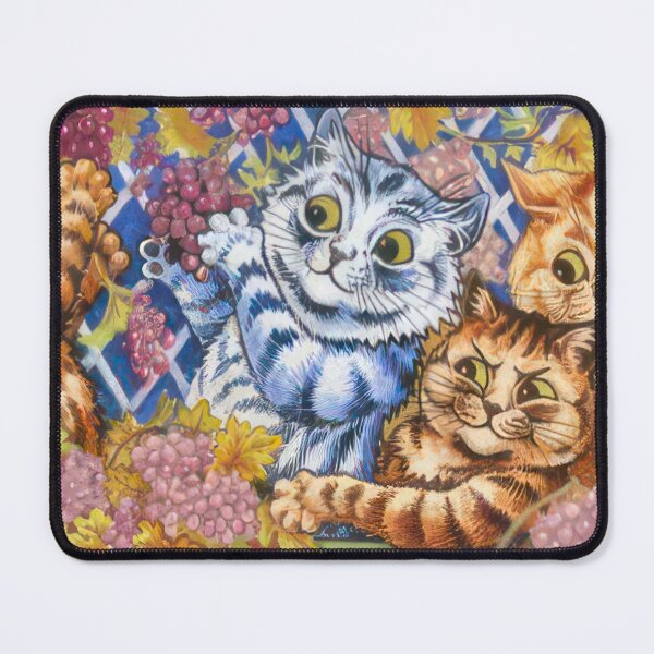 Item preview, IN THE VINEYARD - Art Nouveau (Modern)  - Louis Wain designed and sold by nebelimr.