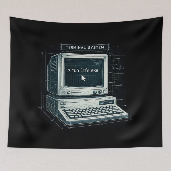 Item preview, Run Life.exe – Retro Terminal System designed and sold by SidTastic .