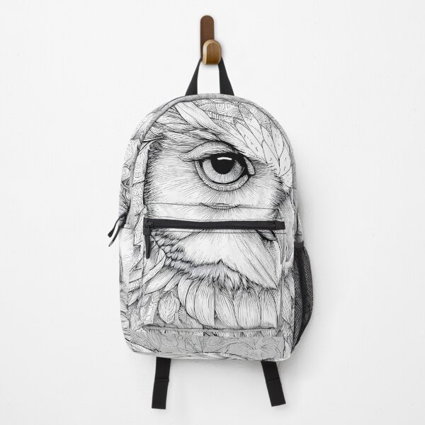 Item preview, Detailed Owl Portrait Intricate Line Art designed and sold by Shoot-The-Moon.