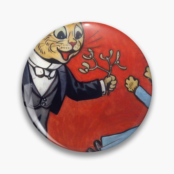 Item preview, MISTLETOE FOR YOU - Art Nouveau (Modern)  - Louis Wain designed and sold by nebelimr.