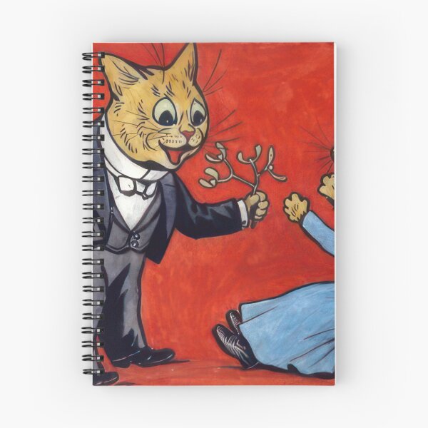 Item preview, MISTLETOE FOR YOU - Art Nouveau (Modern)  - Louis Wain designed and sold by nebelimr.