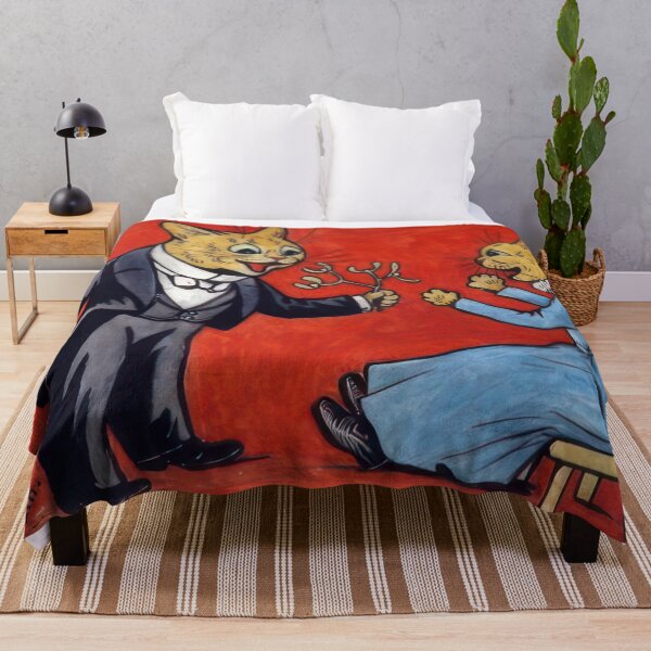 Item preview, MISTLETOE FOR YOU - Art Nouveau (Modern) - Louis Wain designed and sold by nebelimr.